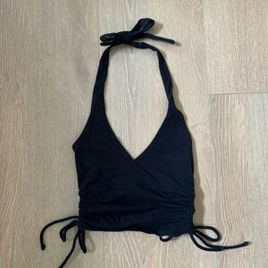 Hollister Black Halter Top